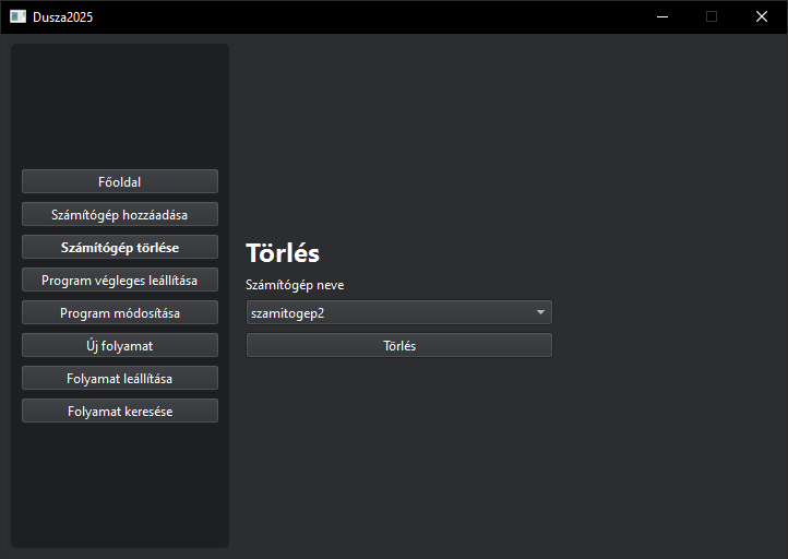 Számítógép törlése képernyő